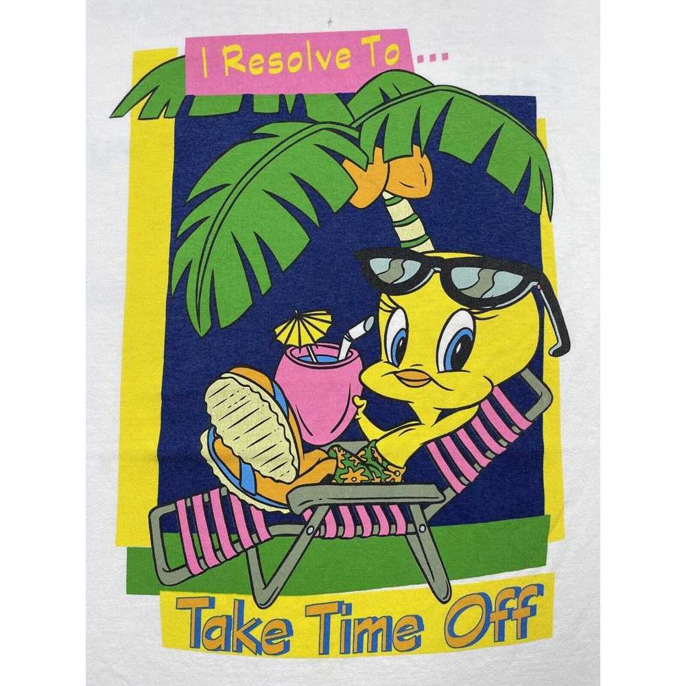 Warner Bros VTG Looney Tunes Tweety I Resolve To … - image 2