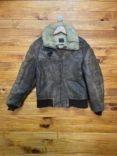 Avirex Vintage Avirex USN Type B6 Leather Jacket - image 1