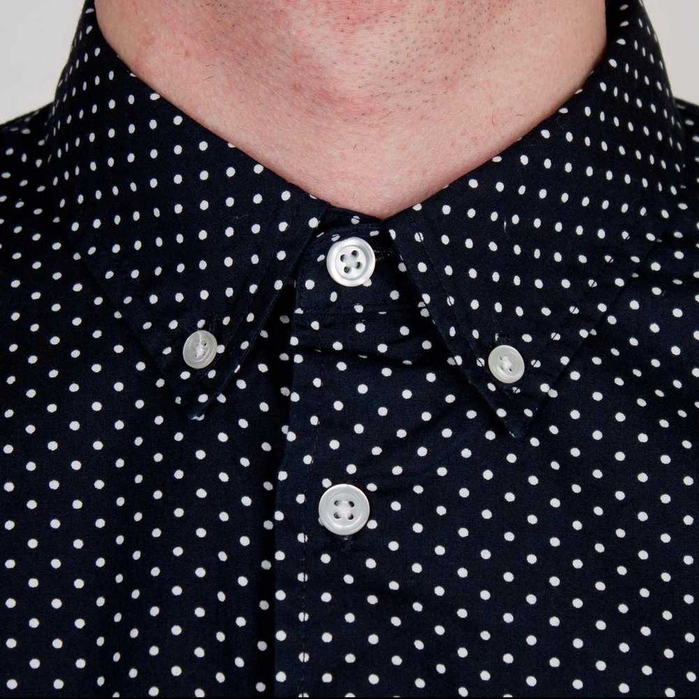 Carhartt Shirt LS Navy Blue & Polka Dots - image 4