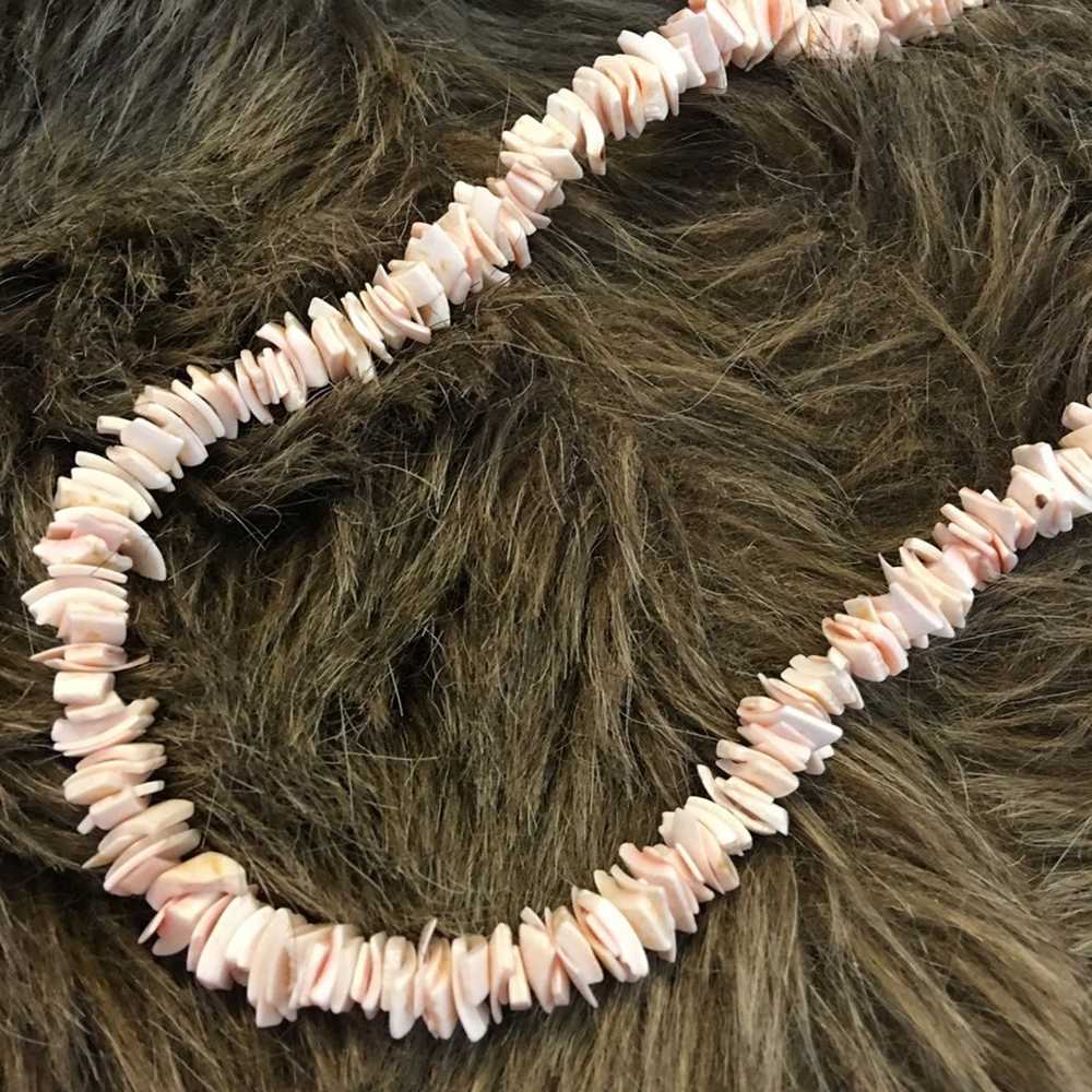 Vintage Vintage coral chip choker necklace - image 6