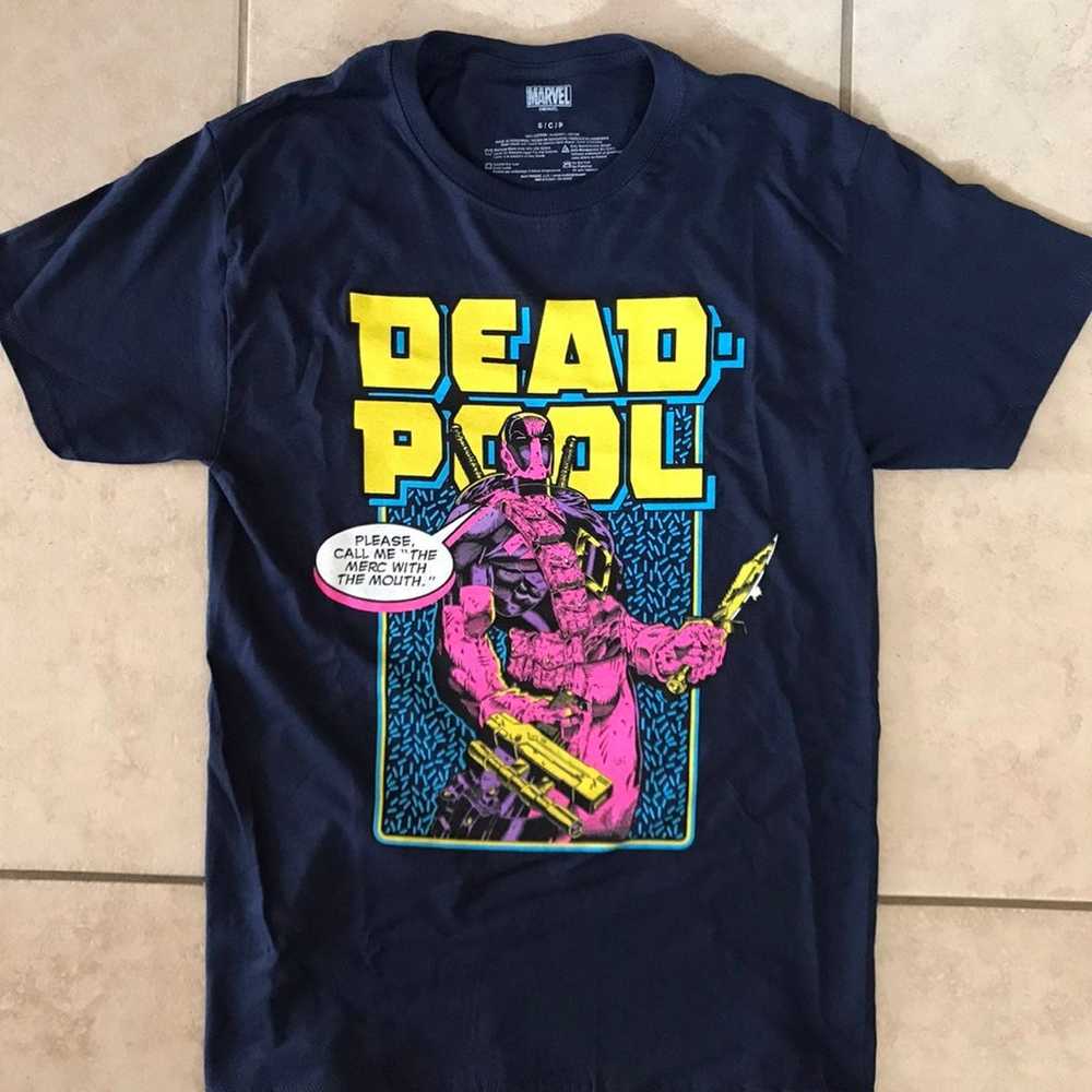 NWOT Mens Deadpool "Merc" S/S T-shirt - image 1