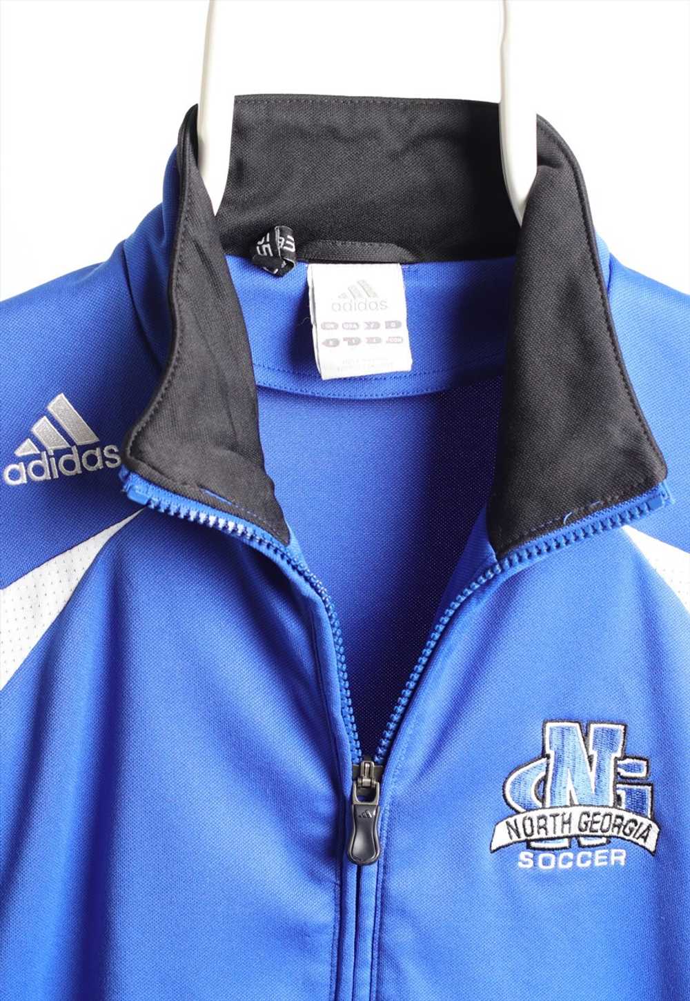 Vintage Sportswear Adidas NG Track Logo Jacket Bl… - image 3