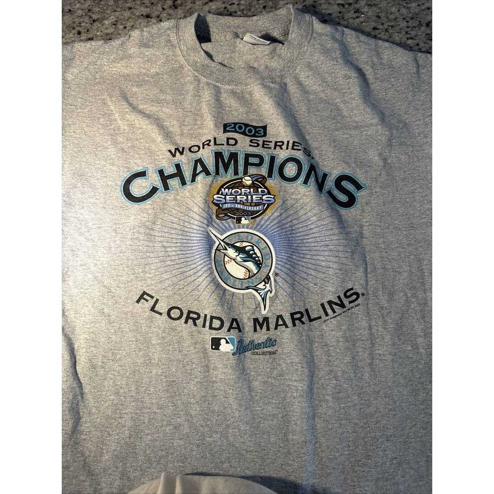 Florida Marlins 2003 ALL STAR MLB Baseball T-Shir… - image 2