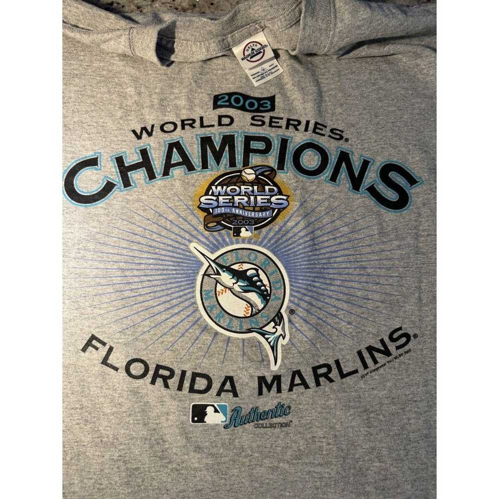 Florida Marlins 2003 ALL STAR MLB Baseball T-Shir… - image 3