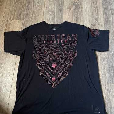 American fighter T-shirt size 3X - image 1