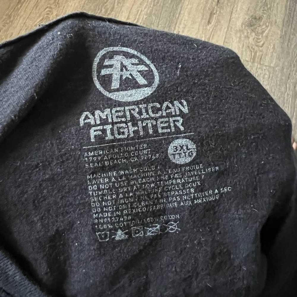 American fighter T-shirt size 3X - image 2