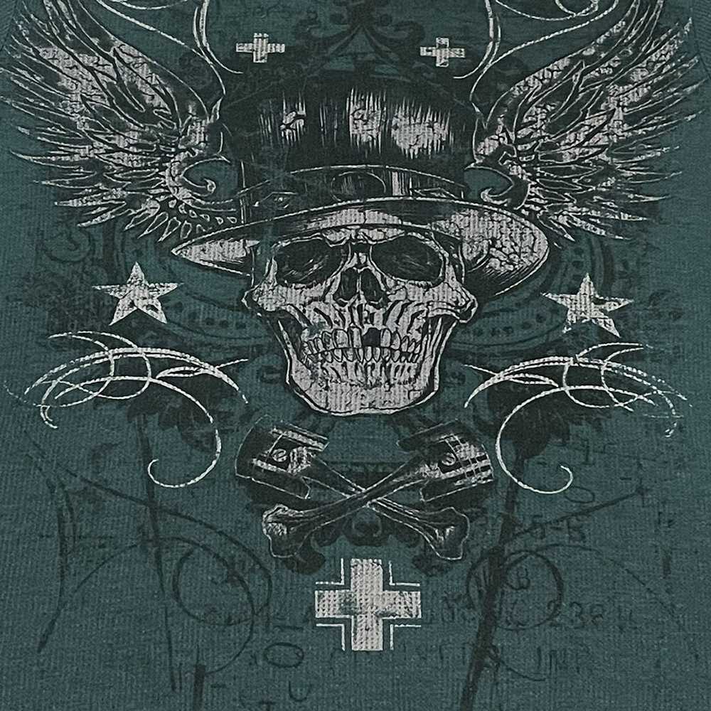 Affliction × Ed Hardy × Tapout Rare Wings Skulls … - image 2