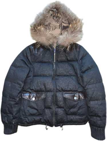 Burberry Burberry London Blue Label Fur Down Jacke