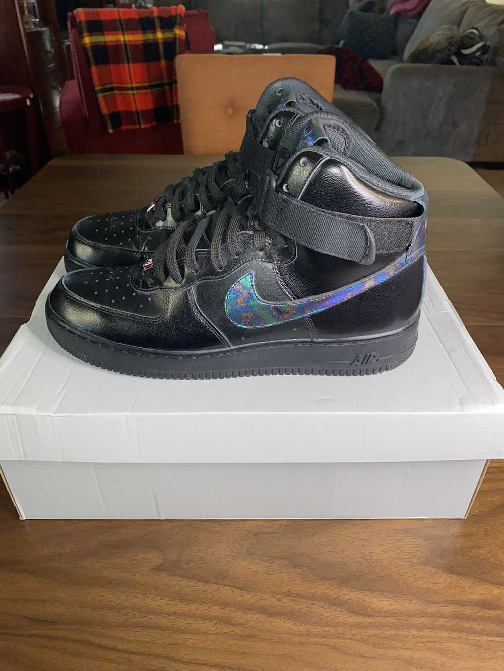 Nike Nike Air Force 1 High ‘07 LV8 ‘black iridesc… - image 8