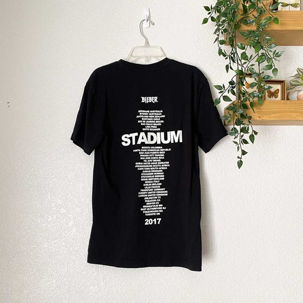 JUSTIN BIEBER X H&M Stadium Tour Black Graphic Te… - image 3
