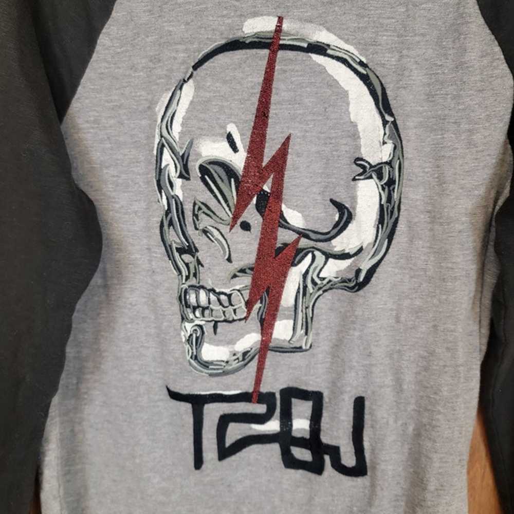 True Religion Men's TRBJ Skull Raglan Long Sleeve… - image 3