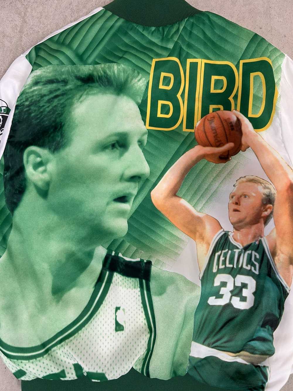 NBA × Vintage Vintage 90's Celtics Larry Bird Cha… - image 3