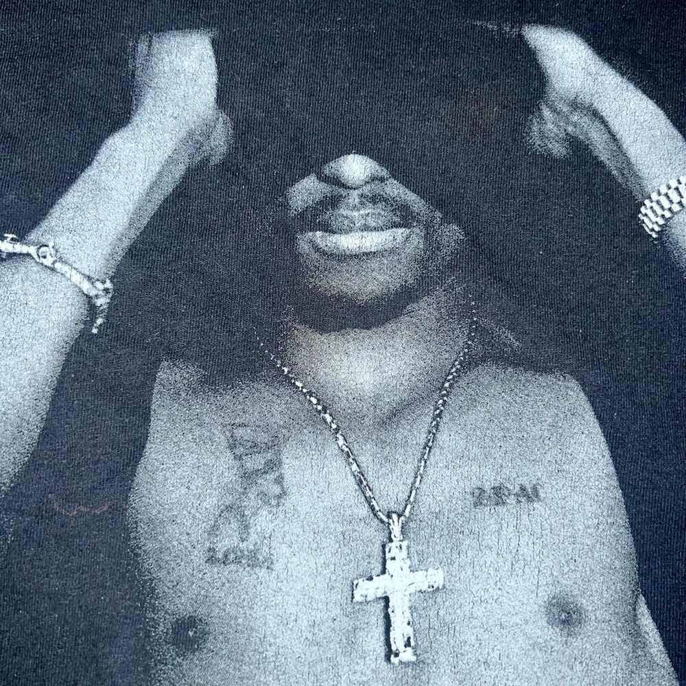 Vintage Bleach Washed Tupac Shirt - image 2