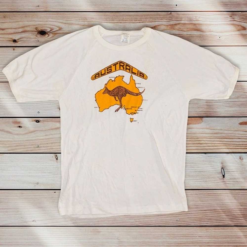 C7 Vintage Australia souvenir T-shirt top small K… - image 1