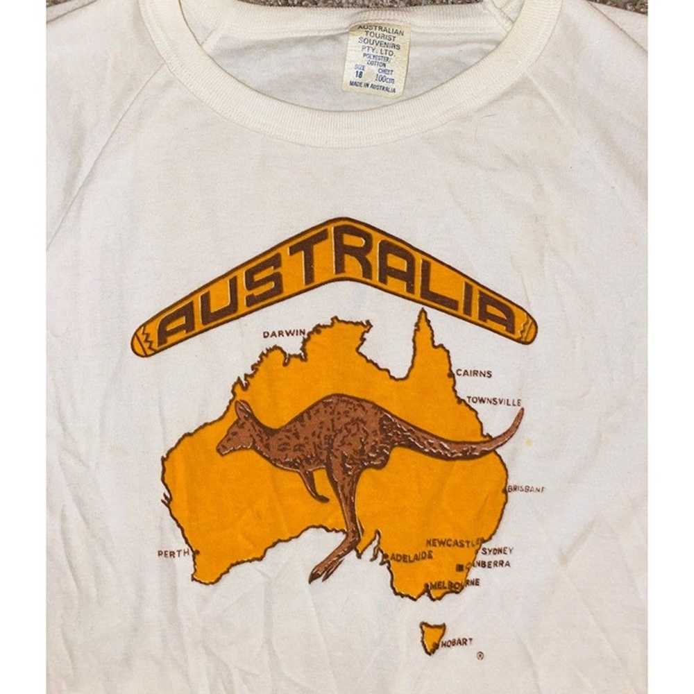 C7 Vintage Australia souvenir T-shirt top small K… - image 2