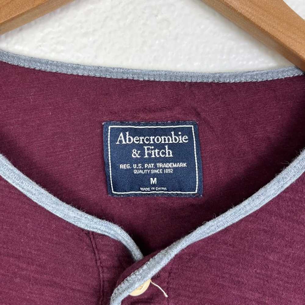 Abercrombie and Fitch 1/4 Button Long Sleeve Shir… - image 5