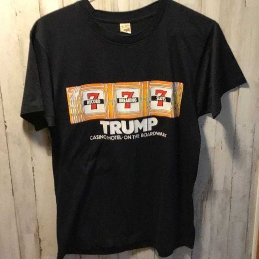 Trump casino, vintage T-shirt, size large - image 1