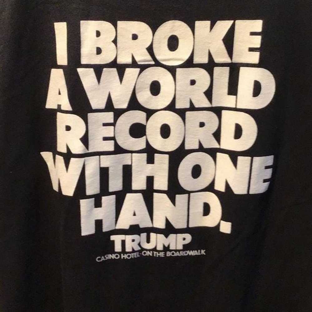 Trump casino, vintage T-shirt, size large - image 3