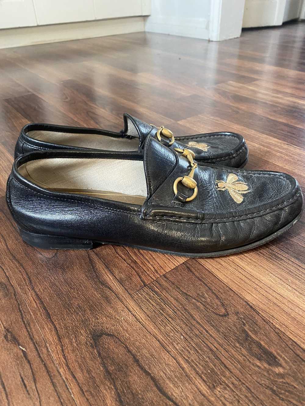 Gucci Gucci black leather loafers - image 1