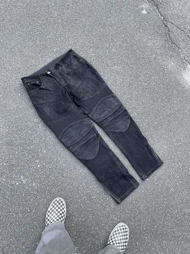 Biker Jeans × Genuine Leather × Vintage Vintage C… - image 1