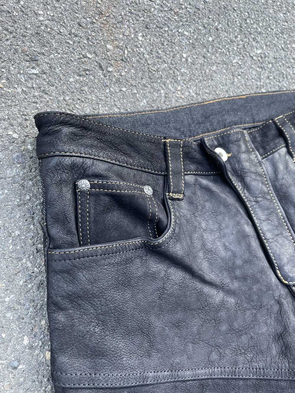 Biker Jeans × Genuine Leather × Vintage Vintage C… - image 4