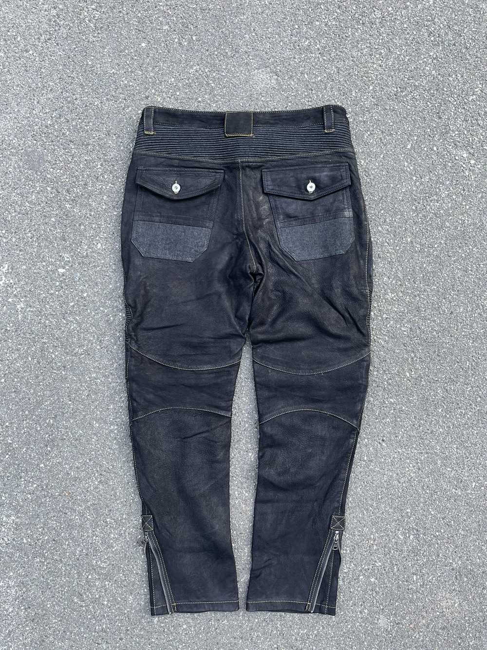 Biker Jeans × Genuine Leather × Vintage Vintage C… - image 7