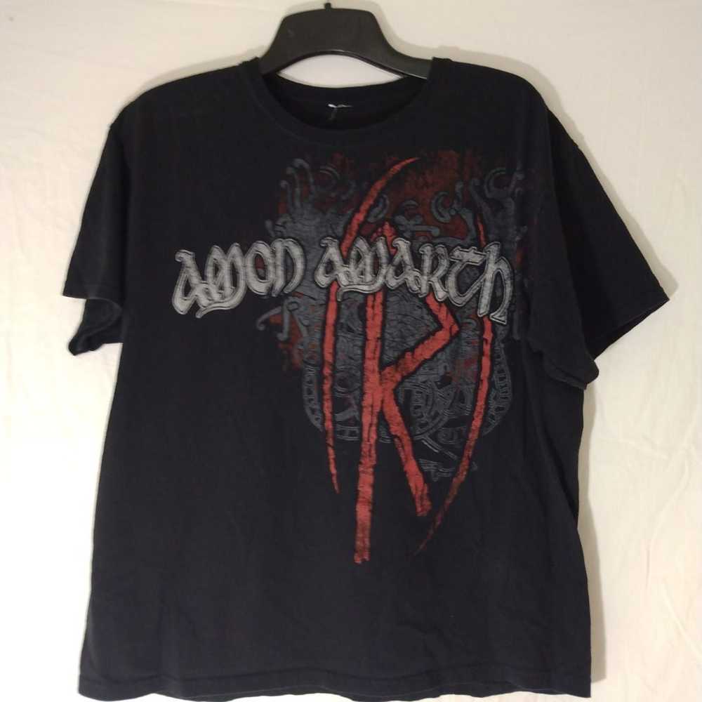 Lot 2 Vintage Rare Amon Amarth Metal Band T Shirt… - image 1