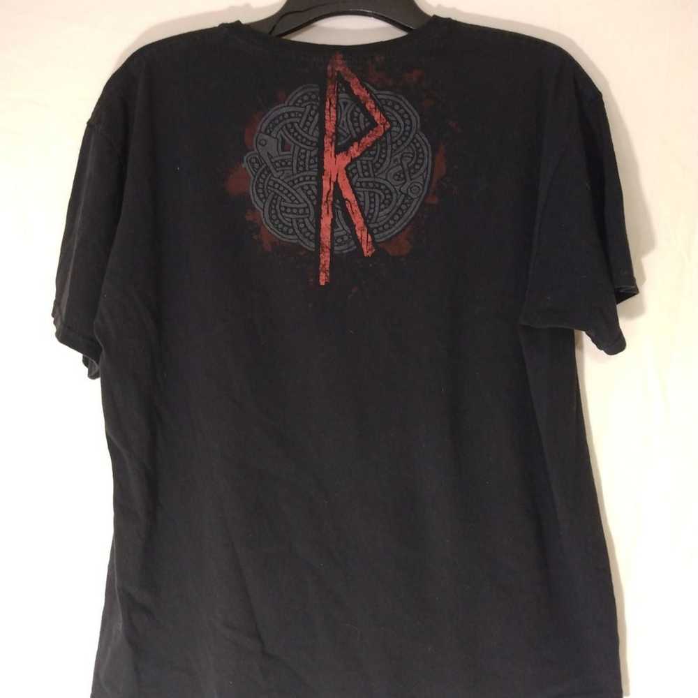Lot 2 Vintage Rare Amon Amarth Metal Band T Shirt… - image 2