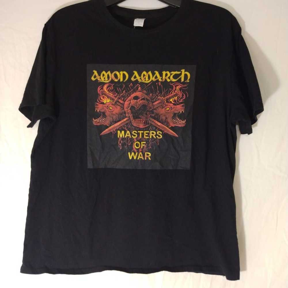Lot 2 Vintage Rare Amon Amarth Metal Band T Shirt… - image 6