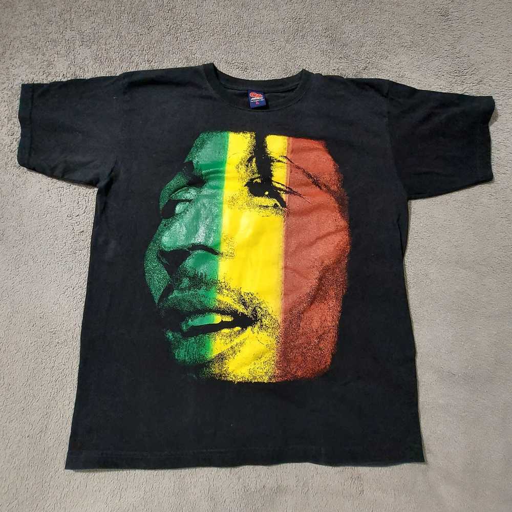 Other Bob Marley Shirt Mens XL Jamacia Colors Fac… - image 2