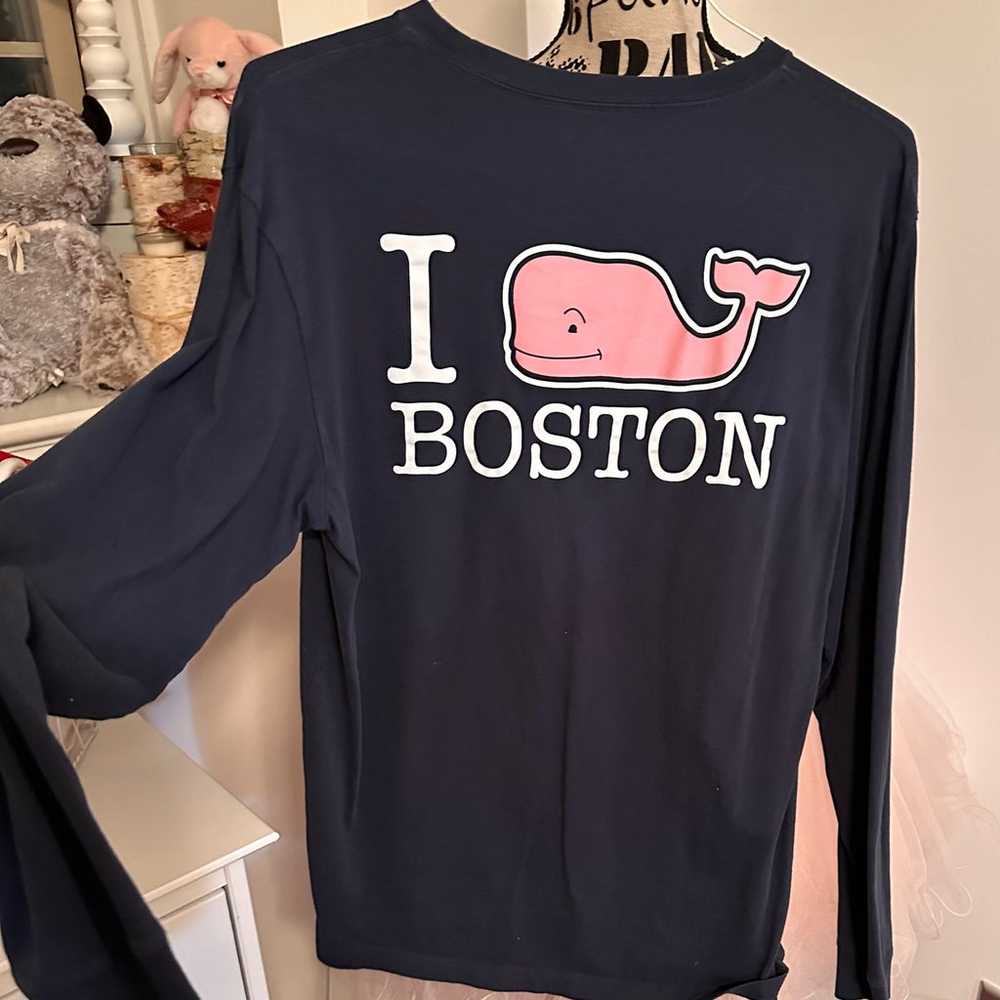 Vineyard Vines Long Sleeve I love Boston shirt - image 4