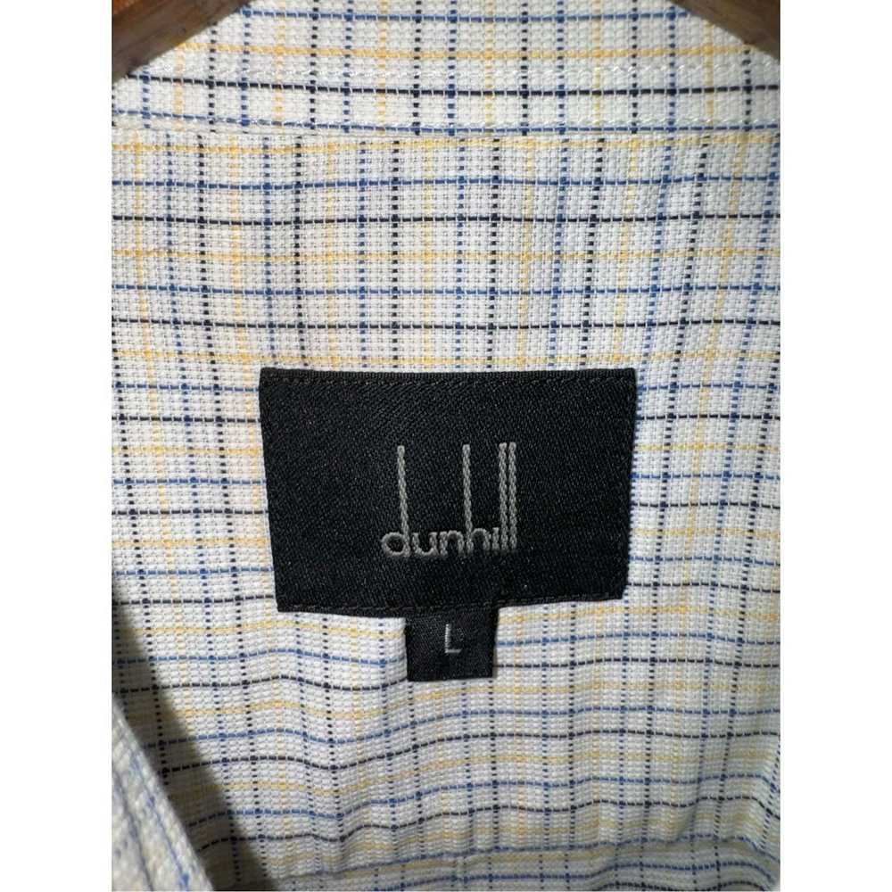 Alfred Dunhill Dunhill White Check Button Up Spor… - image 2