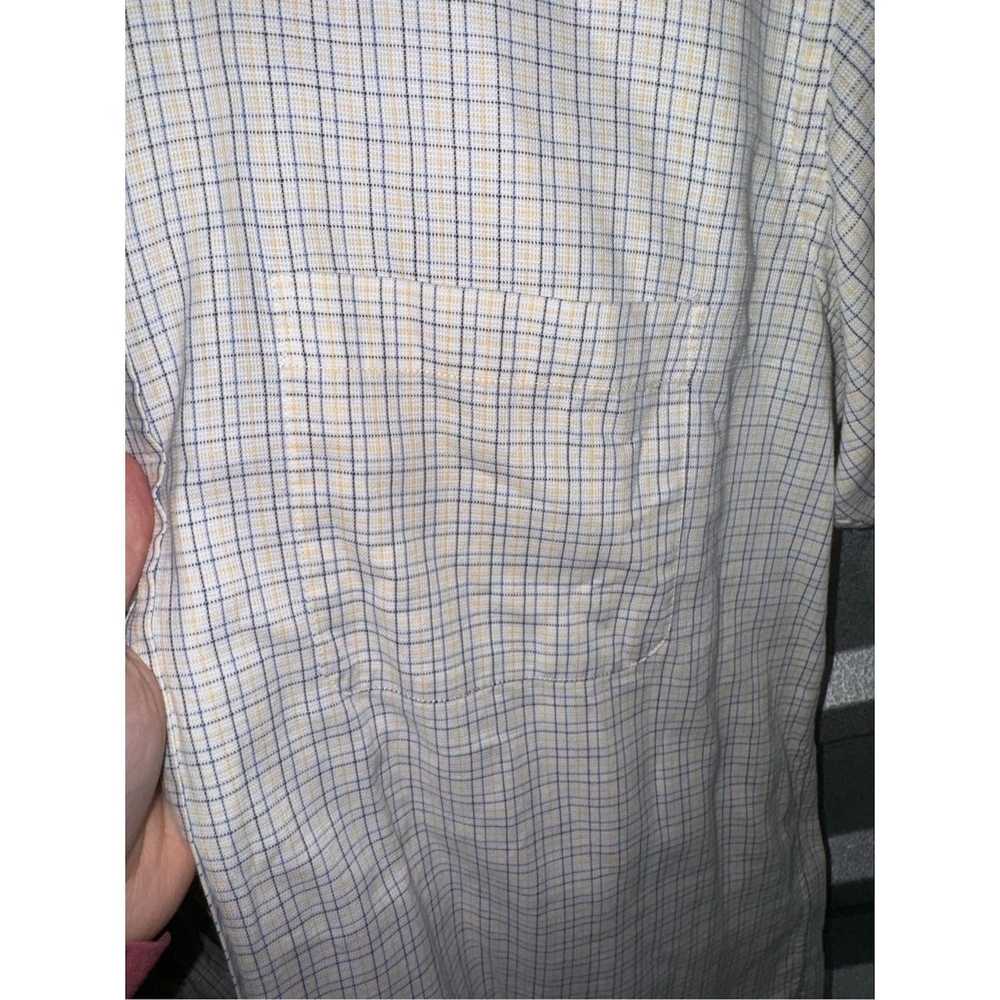 Alfred Dunhill Dunhill White Check Button Up Spor… - image 4