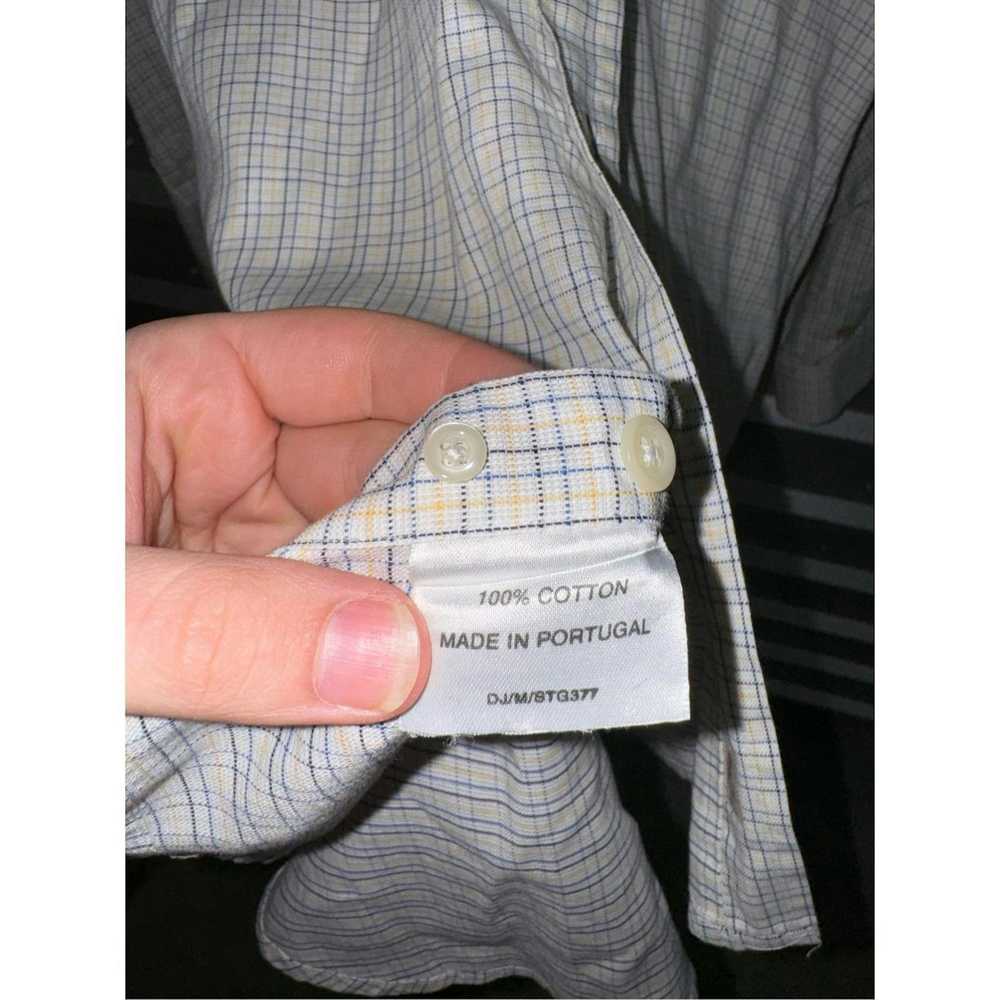 Alfred Dunhill Dunhill White Check Button Up Spor… - image 7