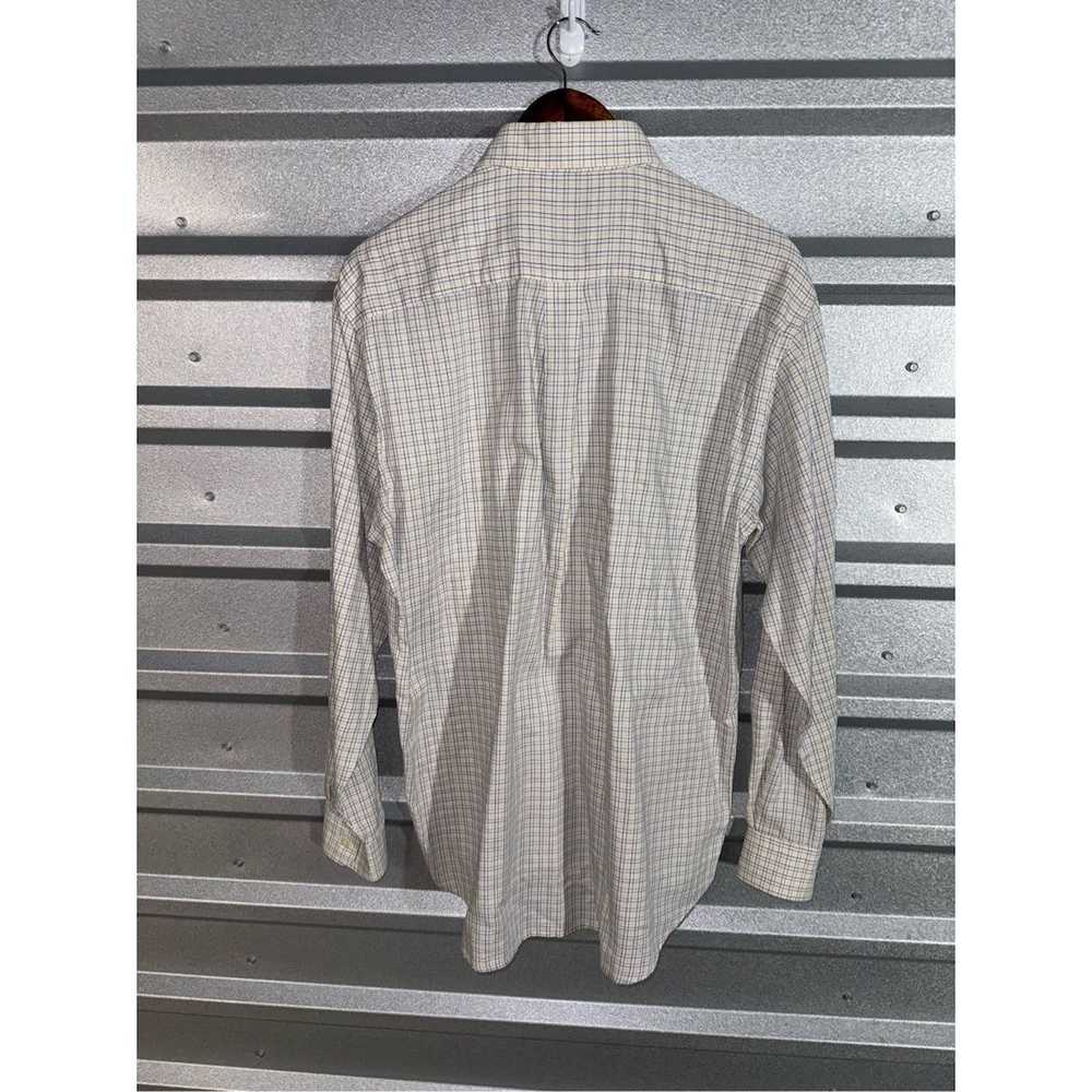 Alfred Dunhill Dunhill White Check Button Up Spor… - image 8