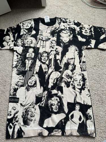 Vintage Marilyn Monroe all over print faded to per