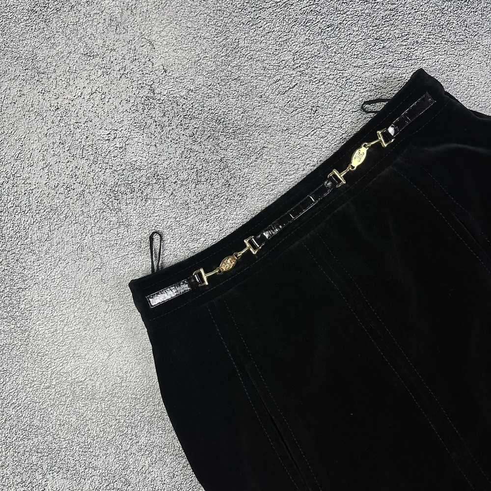 Celine × Rare Rare! Celine Vintage Black Velvet C… - image 2