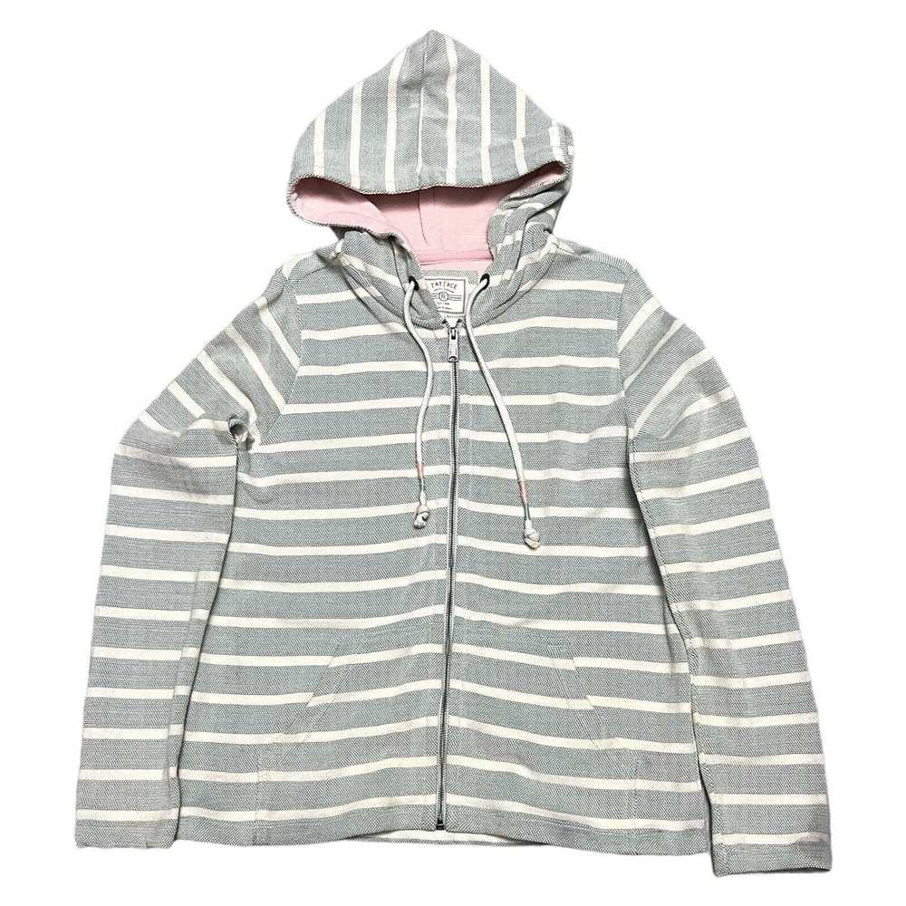 Designer Fat Face Striped Pastel Full Zip Designe… - image 1