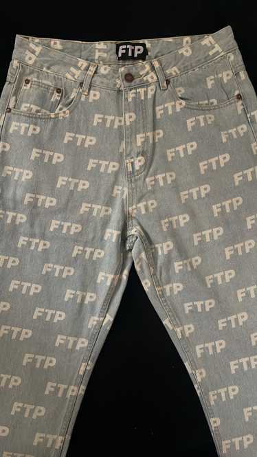 Fuck The Population FTP ALL OVER denim pants
