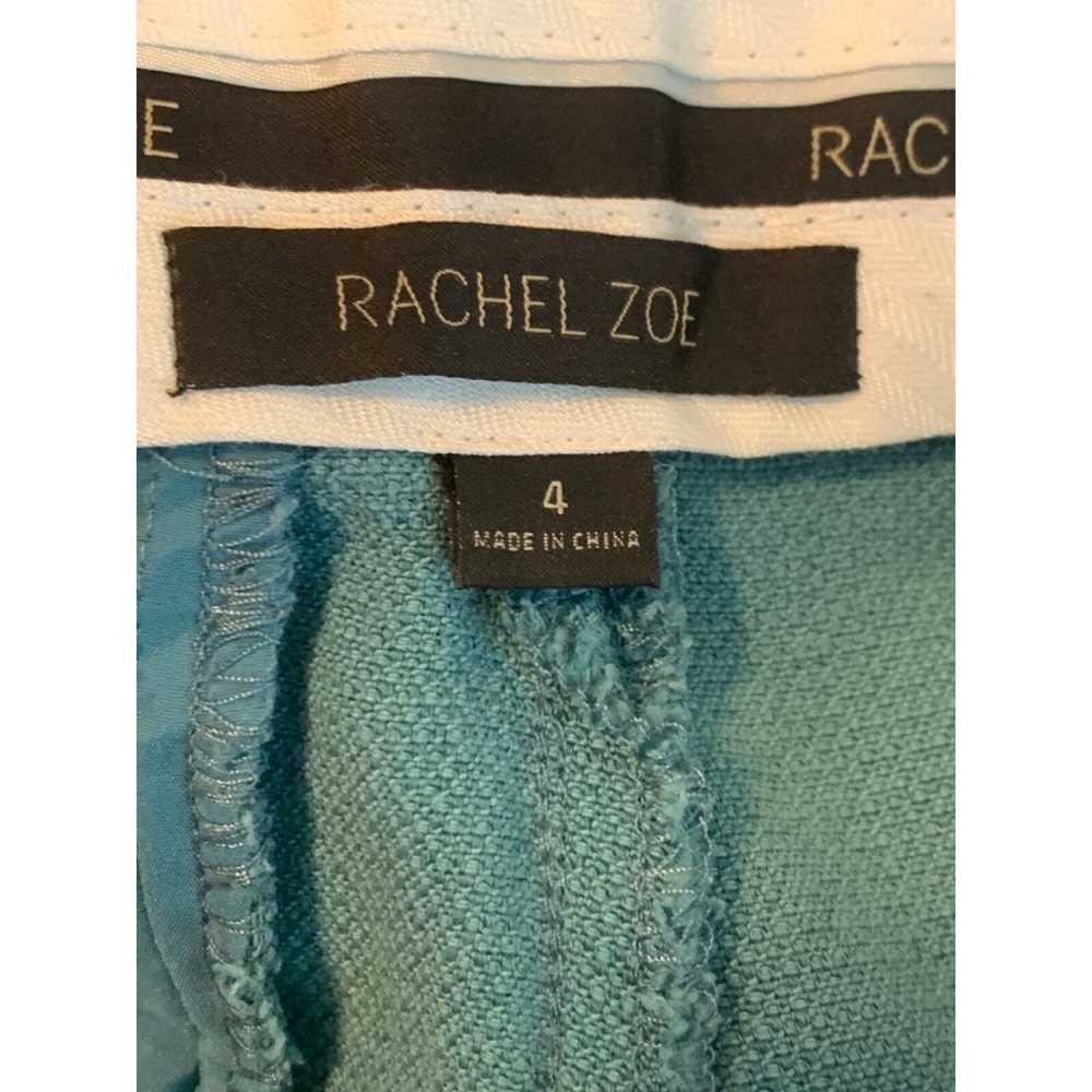 Rachel Zoe Rachel Zoe blue flat front tuxedo shor… - image 3