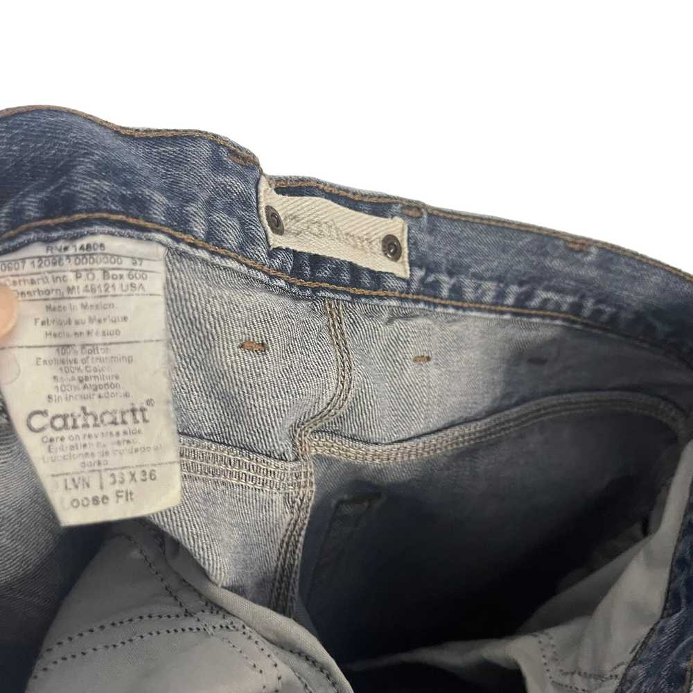 Carhartt Carhartt Men Size 33 X 36 Loose Fit Work… - image 7