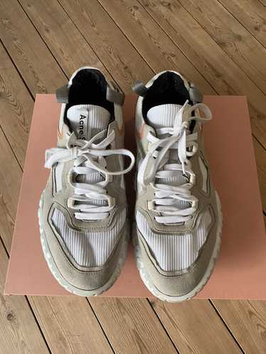 Acne Studios $500 Berun M sneakers in white/beige 