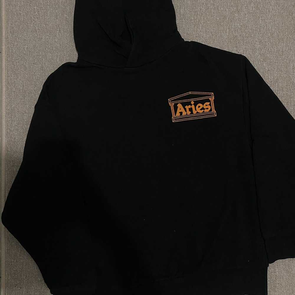 Aries Aries Arise Zine Logo Hoodie ( Black ) ( Ma… - image 1