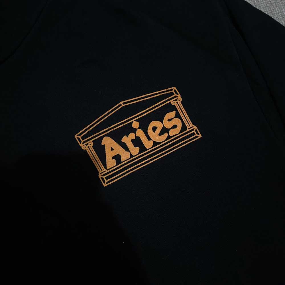 Aries Aries Arise Zine Logo Hoodie ( Black ) ( Ma… - image 2