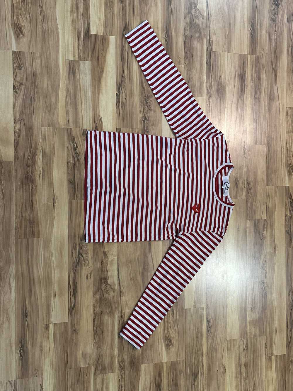 Comme Des Garcons Play CDG Play Red Striped Longs… - image 1