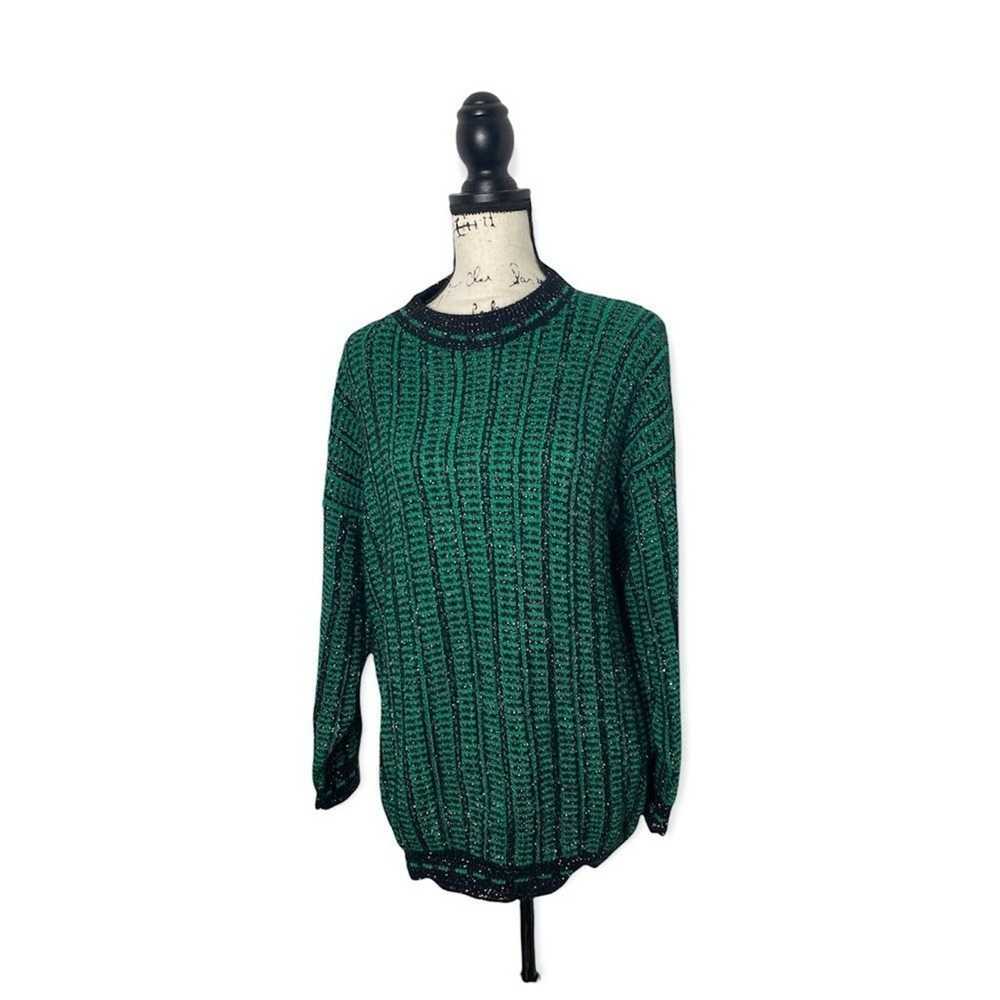 Other Huntington Ridge long vintage green sweater - image 3
