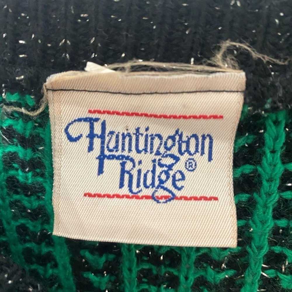 Other Huntington Ridge long vintage green sweater - image 4