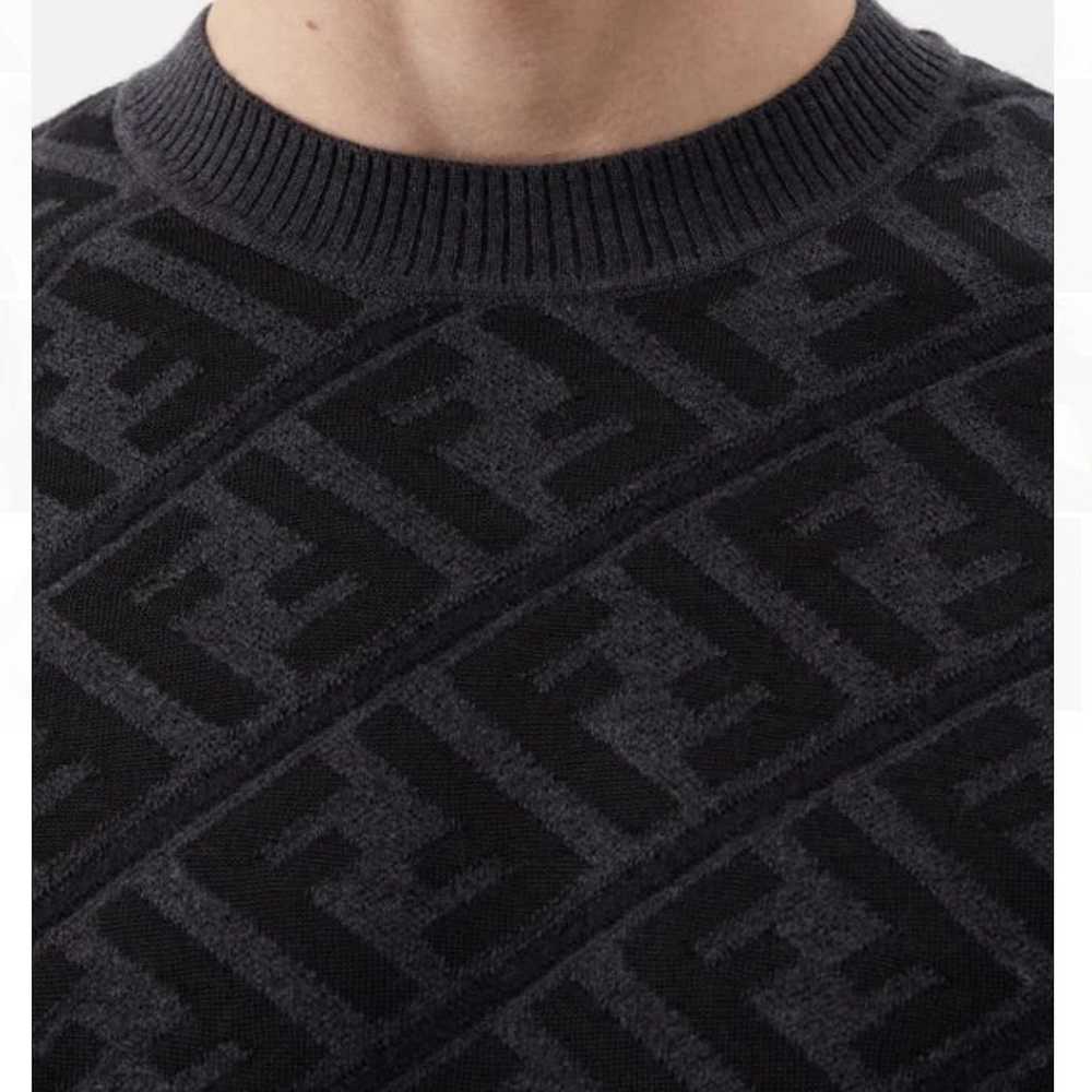Fendi Fendi New Collection Jumper Black wool pull… - image 4