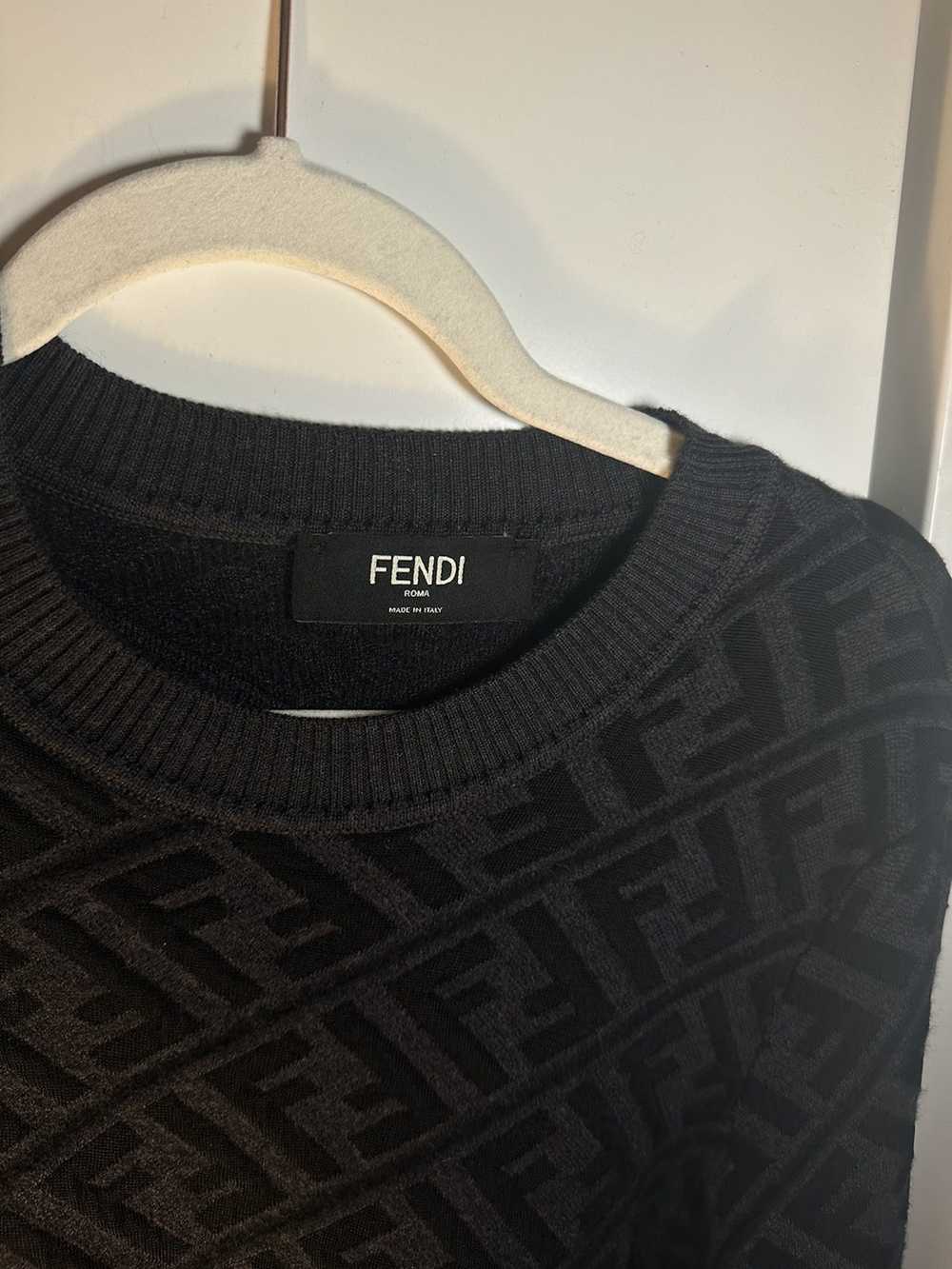 Fendi Fendi New Collection Jumper Black wool pull… - image 8