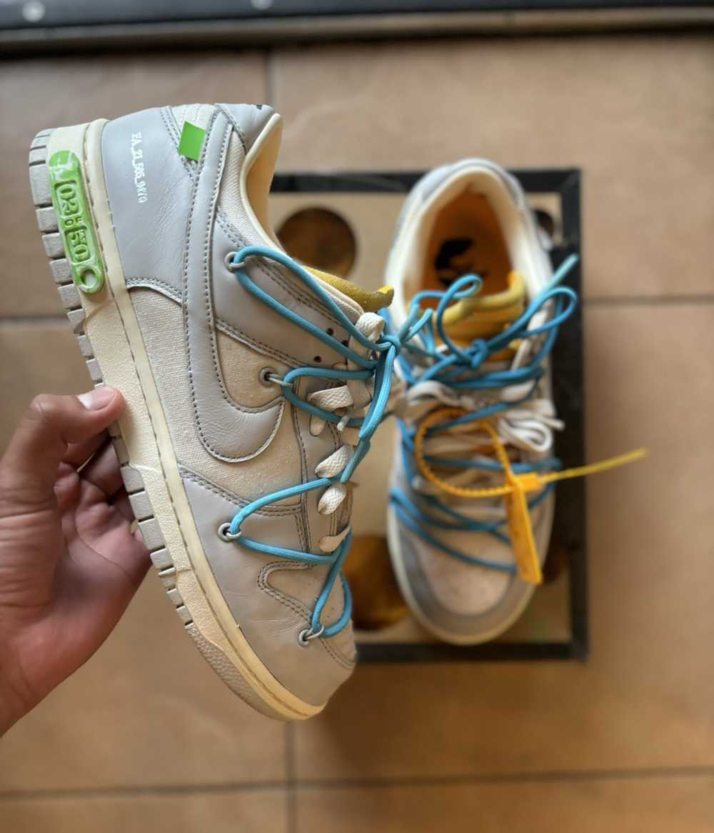 Nike × Off-White Nike Dunk Low Off White Lot 02 - image 1